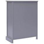vidaXL Buffet avec 10 tiroirs Gris 113x30x79 cm Bois