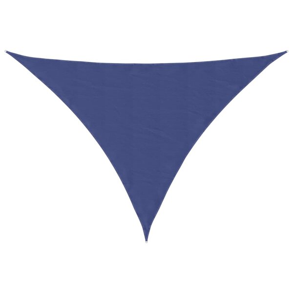 vidaXL Voile de parasol tissu oxford triangulaire 5x5x6 m bleu