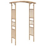 vidaXL Arche pour rosiers Bambou 118x40x187 cm