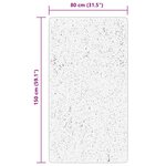 vidaXL Tapis ARBIZU intérieur extérieur design vintage 80x150 cm