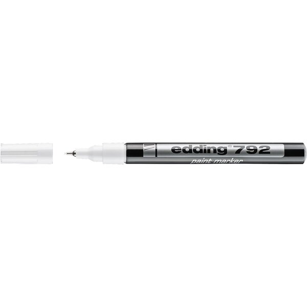 Marqueur Peinture 792 Blanc Pointe Extra-Fine 0 8 mm x 10 EDDING