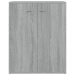 vidaXL Buffet Sonoma gris 60x30x75 cm Bois d'ingénierie