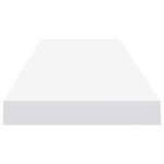 vidaXL Étagères murales flottantes 4 Pièces blanc 90x23 5x3 8 cm MDF