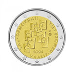 2 euros commémorative Finlande 2024 - Elections et Démocratie.