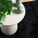 vidaXL Tapis OVIEDO à poils courts noir 240x340 cm