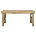 vidaXL Mobilier de salle à manger de jardin 3 Pièces Bois de pin imprégné