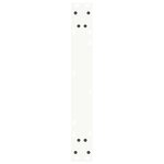 vidaXL Pieds de table à manger en forme de V  2 pièces  blanc  60 x (72-73 3) cm  acier