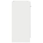 vidaXL Armoire sous évier de salle de bain Blanc 78 5 x 37 5 x 81 cm