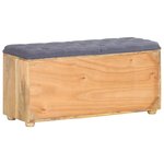 vidaXL Banc d'entrée 100x35x47 cm Bois de manguier solide