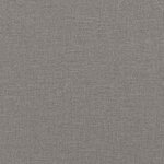 vidaXL Cadre de lit Dover taupe 120x200 cm tissu