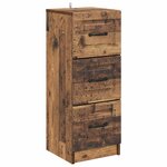 vidaXL Armoire à tiroirs Bois ancien 33 x 34 5 x 87 cm