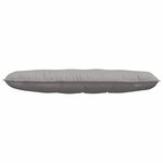 vidaXL Coussin de Dos Gris nuage 140 x 19 x 50 cm tissu