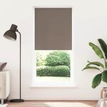 Store enrouleur occultan 80 x 230 cm marron