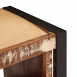 vidaXL Banc de Rangement Multicolore Bois massif de récupération