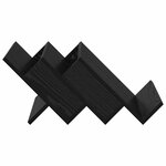 vidaXL Étagère à magazines avec étagère Chêne noir 53 x 40 x 28 5 cm