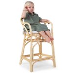 CHILDHOME Chaise junior avec coussin Montana Rotin