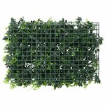  vidaXL Clôture à feuilles artificielles 24 Pièces vert 40x60 cm