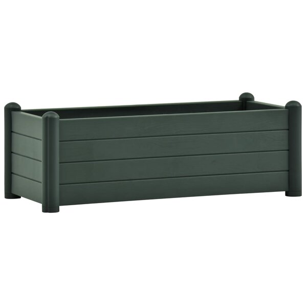 vidaXL Lit surélevé de jardin PP Vert 100x43x35 cm