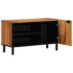 Meuble TV vidaXL 80x31 5x46 cm en bois d'acacia massif