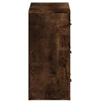 vidaXL Buffets 2 Pièces chêne fumé bois d'ingénierie