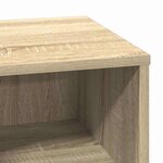vidaXL Cabinet de chevet avec tiroir Chêne sonoma 50 x 34.5 x 50 cm.