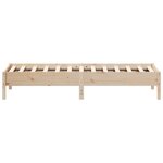 vidaXL Cadre de lit sans matelas 100x200 cm bois massif de pin