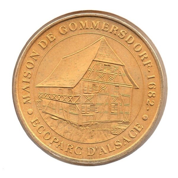 Mini médaille monnaie de paris 2007 - maison de gommersdorf