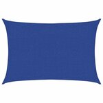 vidaXL Voile d'ombrage 160 g/m² Bleu 2x3 m PEHD