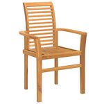 vidaXL Chaise de salle à manger 4 Pièces Marron 62 x 55 x 94 cm