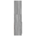 vidaXL Buffet haut sonoma gris 63x33x140 cm bois d'ingénierie