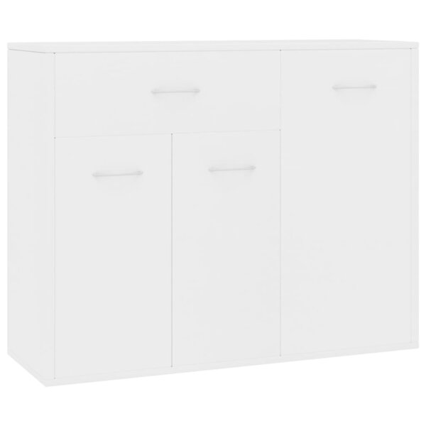 vidaXL Buffet Blanc 88x30x70 cm Bois d'ingénierie
