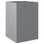 vidaXL Jardinière argenté 52x48x75 cm acier galvanisé