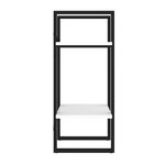 vidaXL Bibliothèque à 2 niveaux blanc 40x30x70 cm bois d'ingénierie