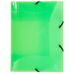 Chemise PP 3rab+élas.A3 CRYSTAL COLOURS EXACOMPTA