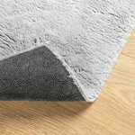 vidaXL Tapis HUARTE à poils courts doux et lavable gris 160x230 cm