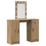 vidaXL Table de Toilette Marron 102 x 33 x 135 cm Bois d'ingénierie