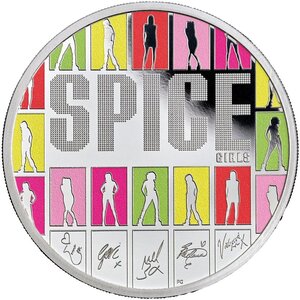 Monnaie SPICE GIRLS Legends Of Music 1 Oz Argent 2 Pounds United Kingdom 2026