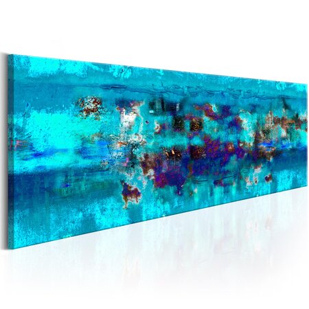 Tableau - abstract ocean l x h en cm 150x50