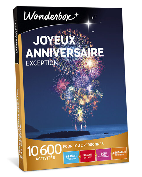 Coffret cadeau - WONDERBOX - Joyeux Anniversaire Exception