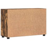 vidaXL Buffet Chêne fumé 88 5 x 30 5 x 55 5 cm Bois d'ingénierie