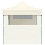 vidaXL Tente de fête 291 x 580 x 315 cm Crème Tissu Oxford