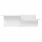 vidaXL Tables basses 2 Pièces blanc bois d'ingénierie