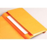 Carnet souple Rhodiarama A5 (14,8 x 21 cm), 160 pages lignées de 90 g/m² - Couverture noire