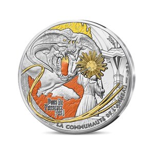 Le Seigneur des Anneaux Monnaie de 10€ Argent Gandalf contre le Balrog