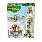 Lego 10929 duplo town la maison modulable 3-en-1  maison de poupée pour garçons et filles 2 ans et plus  figurines et animaux