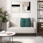 vidaXL Coussin de Dos Vert foncé 60 x 24 x 50 cm tissu