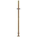 vidaXL Portail de jardin 105x155 cm acier corten conception de l'arbre