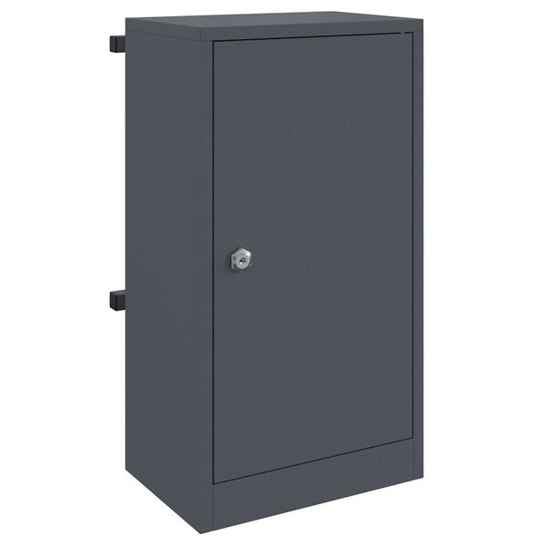 vidaXL boîte aux lettres avec porte Anthracite 30 x 20 x 55 cm Acier