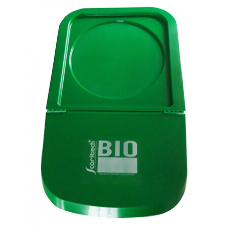 Couvercle vert avec logo bio pour conteneur - l2g -  - plastique740 430x24mm