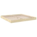 vidaXL Cadre de lit chêne sonoma 200x200 cm bois d'ingénierie